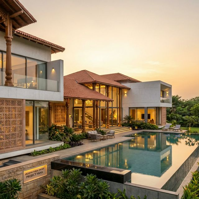 Kalakruthi Modern Indian Architecture Fusion